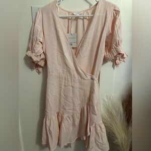 LC Lauren Conrad Mini Wrap Dress